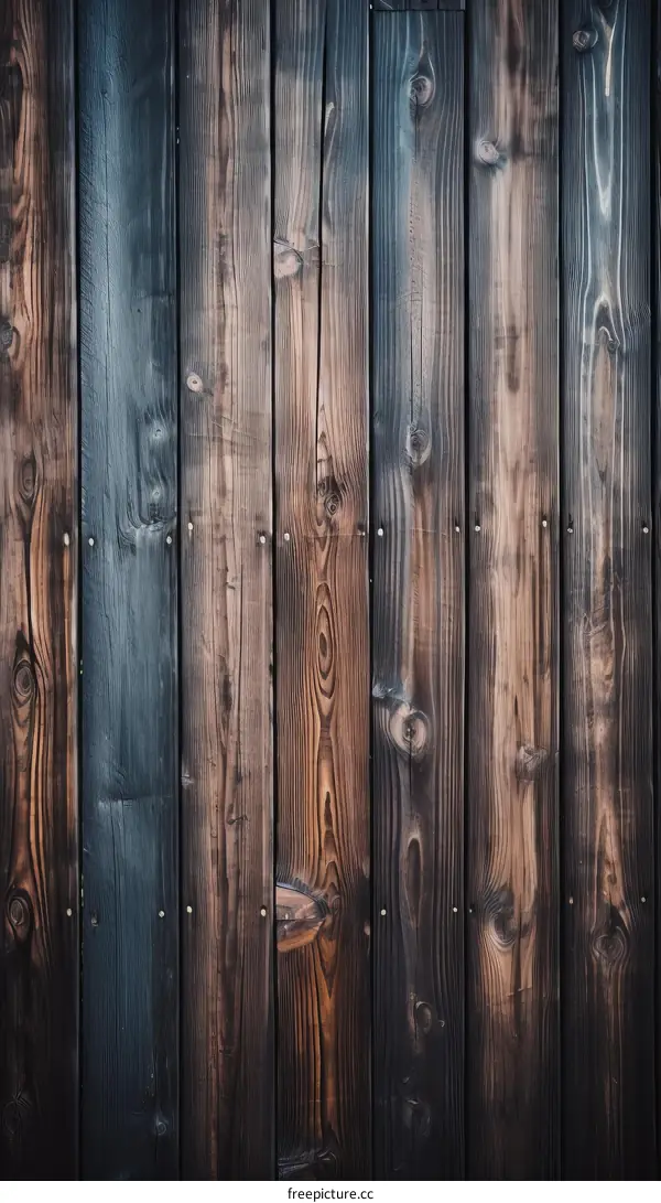 Dark Wood Grain Texture Background