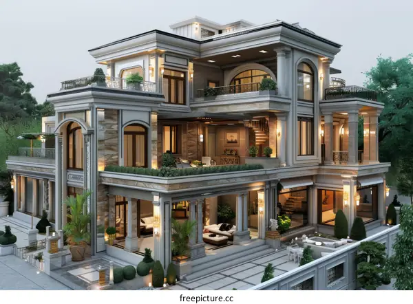 Modern Villa Design Renderings