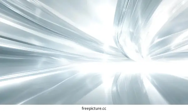 Abstract Futuristic Light Tunnel