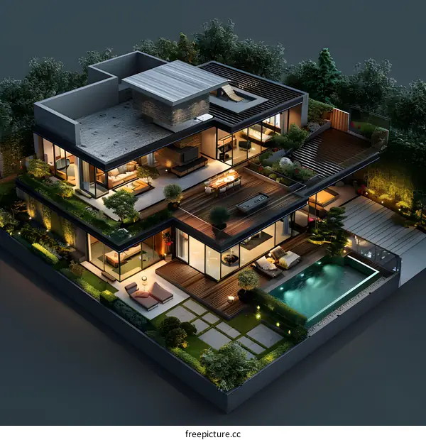 A Modern Home That Coexists with Nature