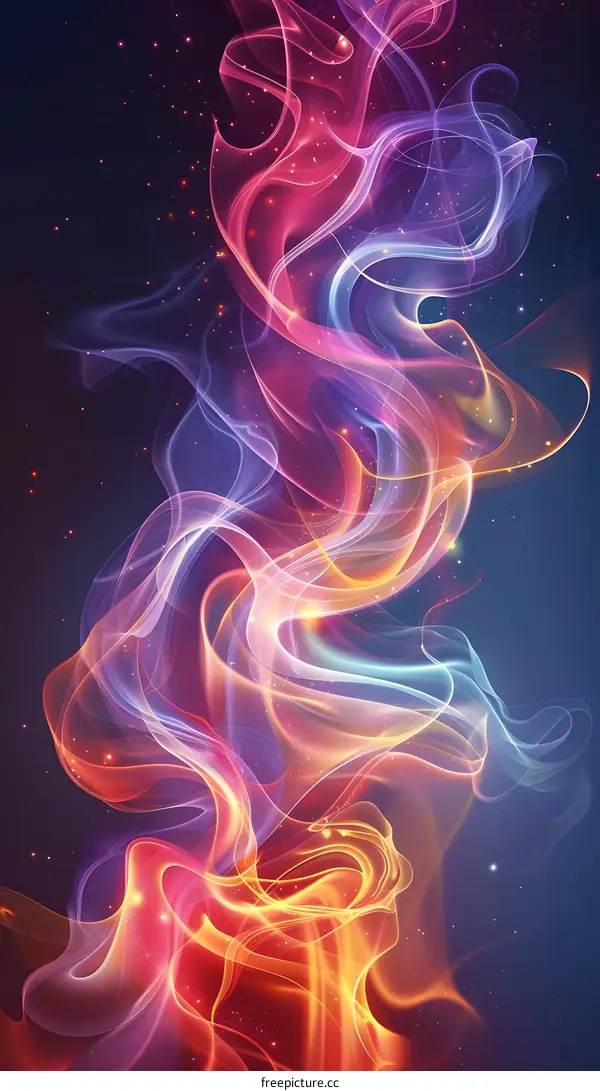 Colorful smoke