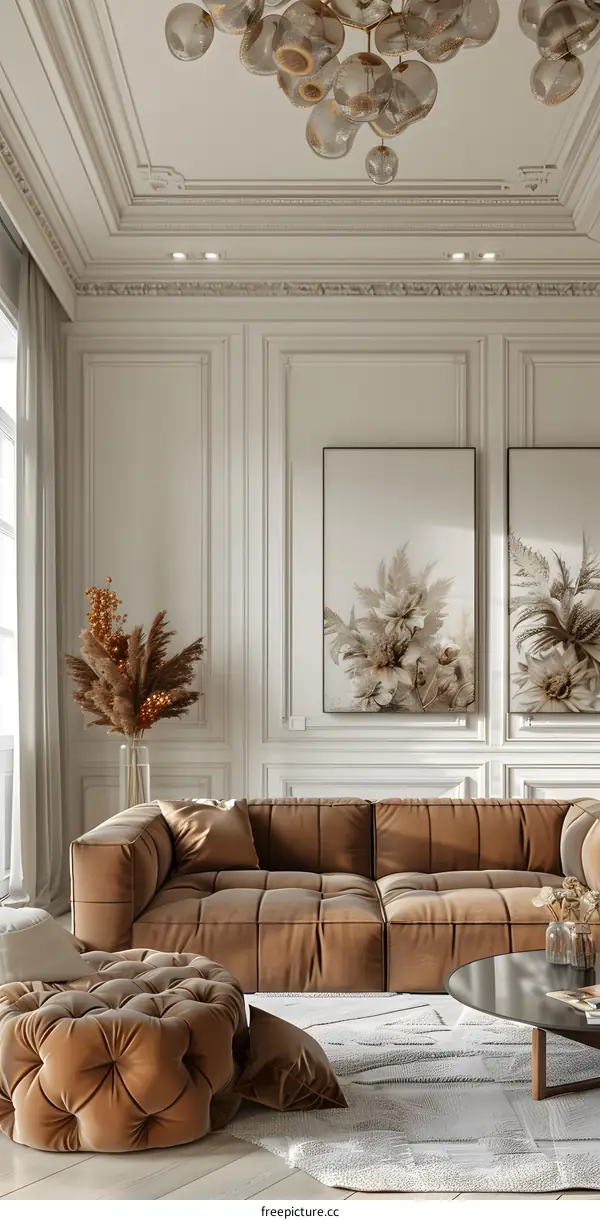 Modern minimalist living room