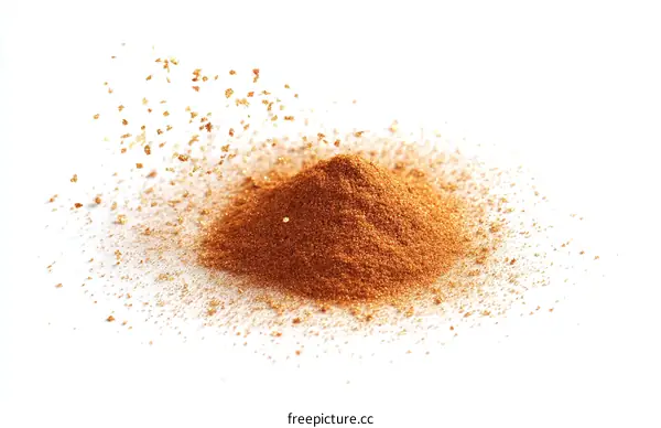 Golden Copper Powder Explosion Close-up