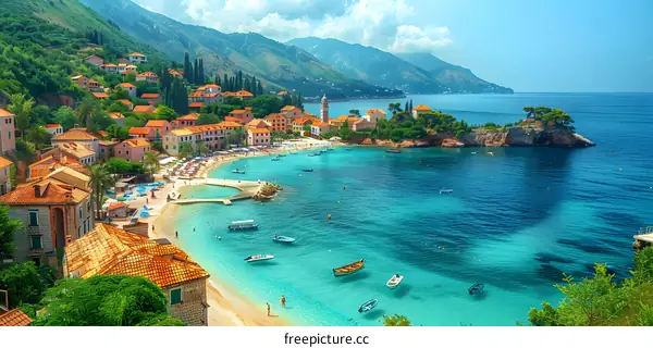 Small town by the sea