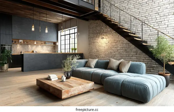 Modern Loft Apartment Interior Design