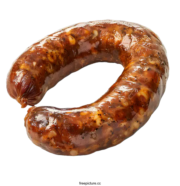 [Transparent Background PNG]A large ring of sausage