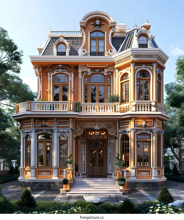 Beautiful Victorian Style House with Garden and Patio