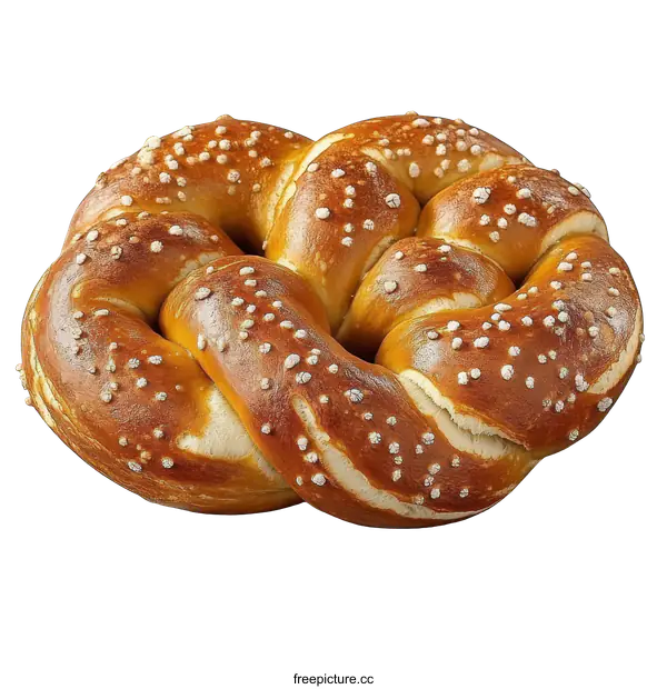 [Transparent Background PNG]Delicious Homemade Pretzel with Sprinkles