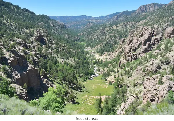 Mountain Valley in the Summer