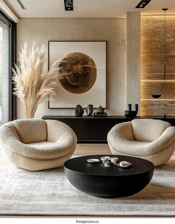 Modern Minimalist Living Room Interior Design