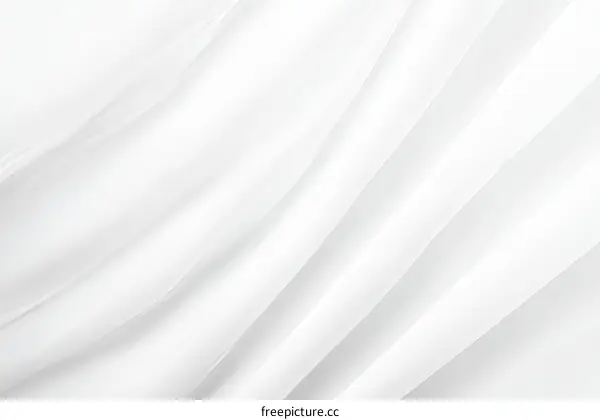 White Fabric Texture Close-up