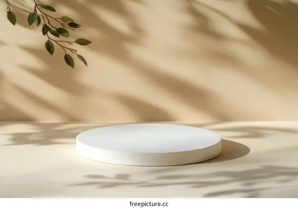 Beige Aesthetic Minimalist Product Display