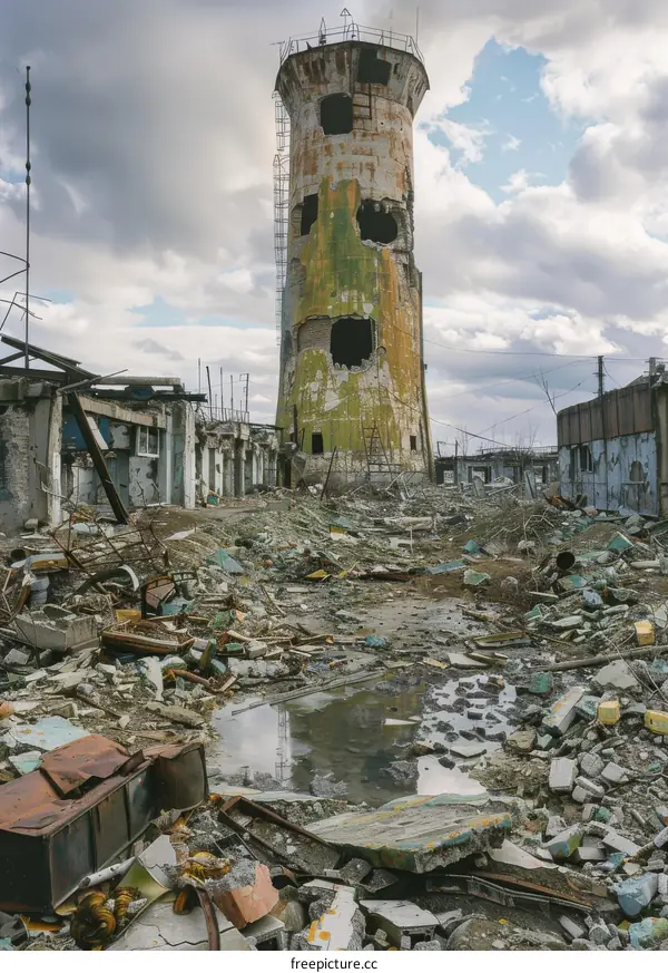 The aftermath of the Chernobyl disaster