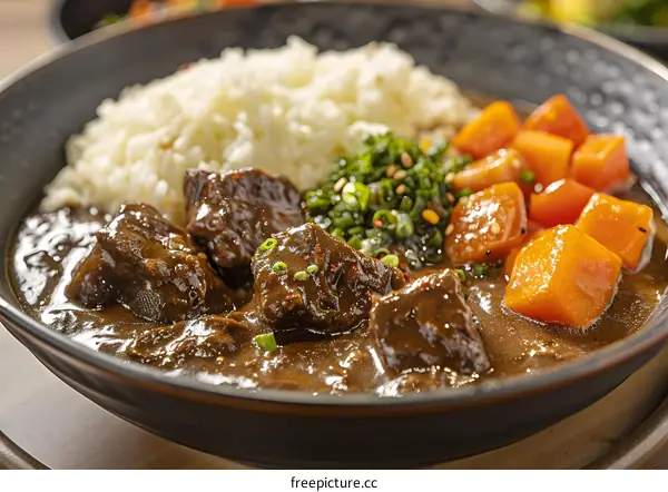 Japanese Beef Curry Rice Bowl
