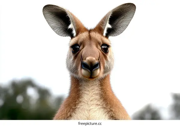 Close-up of a Kangaroo Portrait