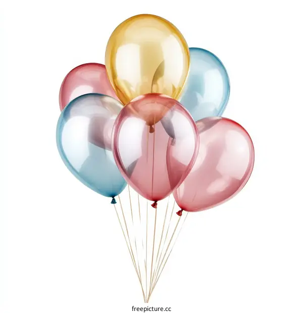 Colorful Party Balloons Bunch