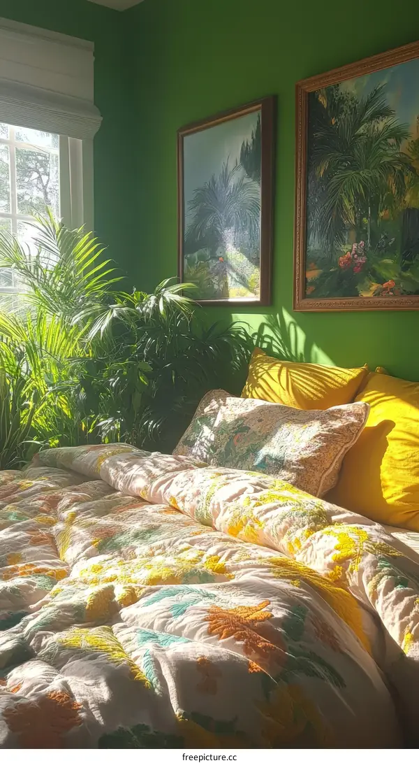 Tropical Paradise Bedroom Decor