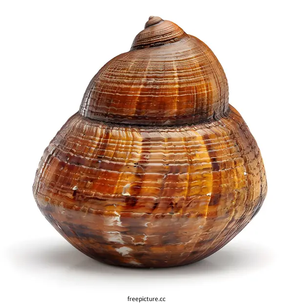 big brown snail shell