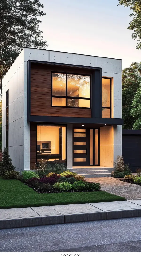 Modern Concrete House Exterior Design