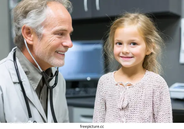 Doctor and Child Patient Medical Consultation