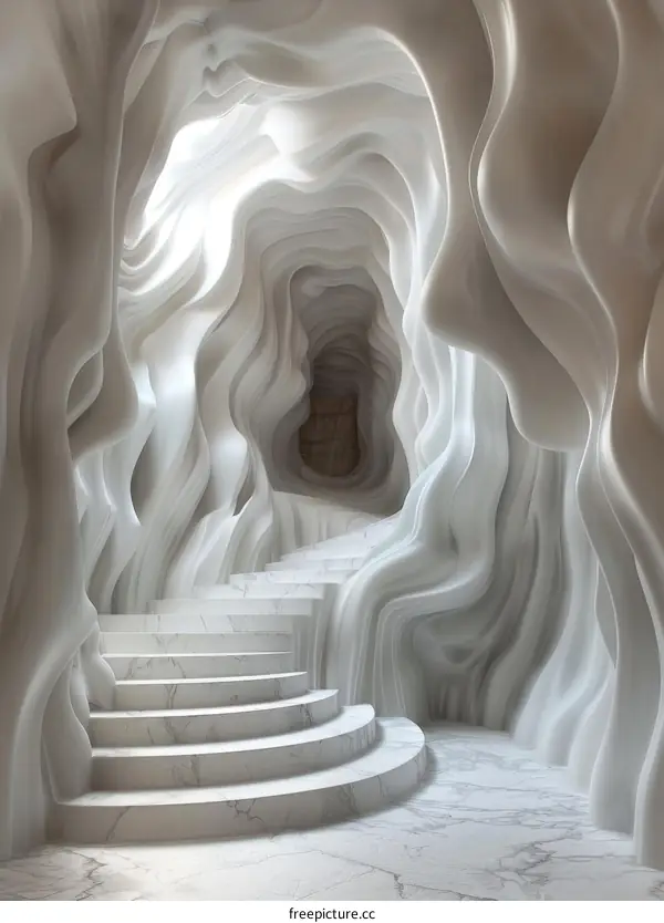 Organic Architecture Interior Design with Curved Walls