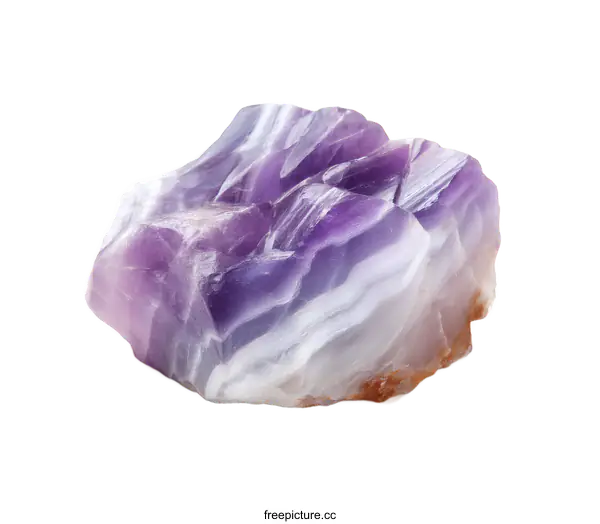 [Transparent Background PNG]Amethyst Raw Crystal Specimen