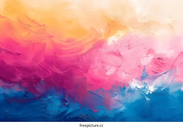 Colorful abstract painting
