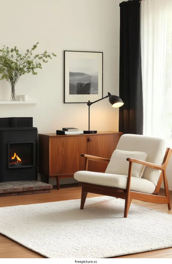 Modern Scandinavian Living Room Interior Design