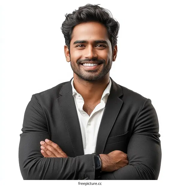 Confident Businessman Portrait with a Smile