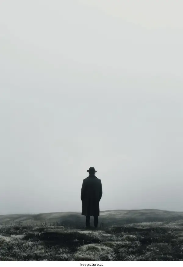 Man in a field of wheat