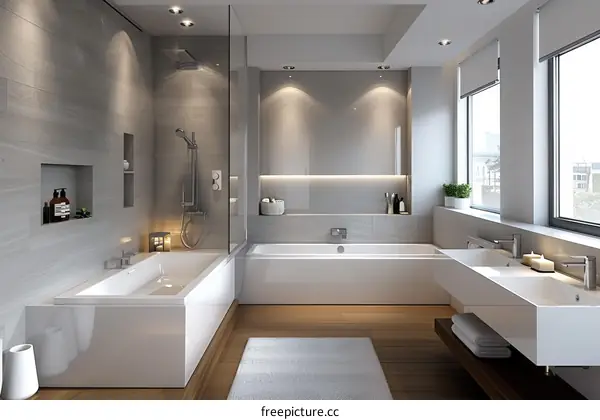 Modern Minimalist Bathroom Interior Design
