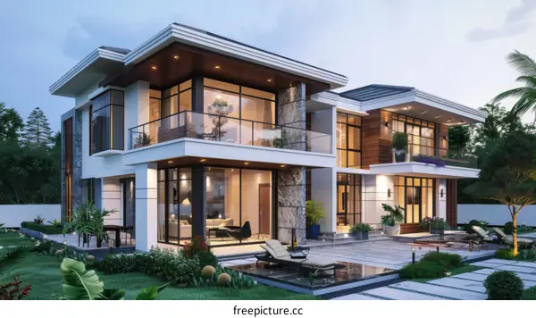 Modern Luxury Home Exterior Design
