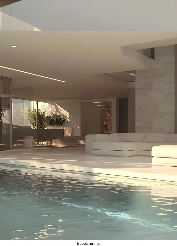 Modern Minimalist Villa with Swimming Pool