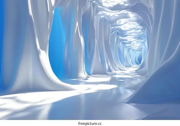 Futuristic Ice Caverns