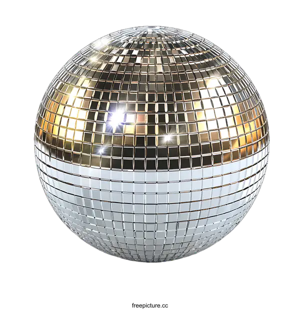 [Transparent Background PNG]Reflective Disco Ball
