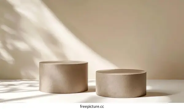 Beige Minimalist Product Display