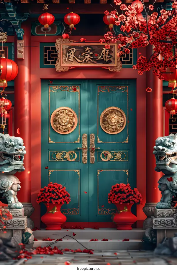 Chinese New Year Door