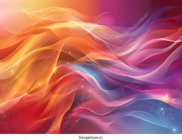 Colorful Wavy Lines