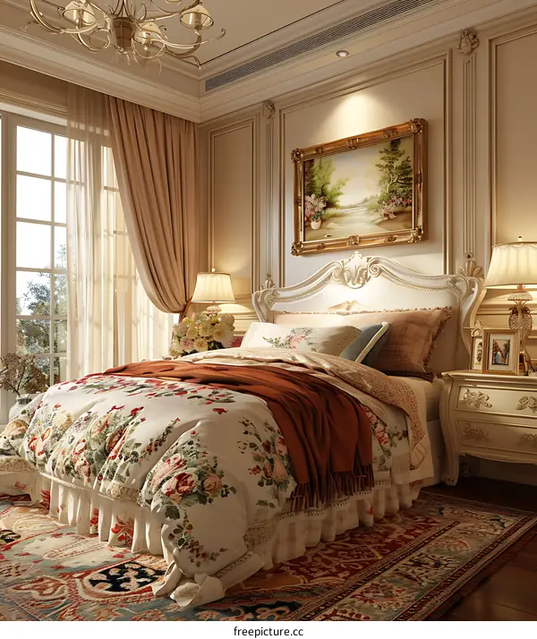 European-style bedroom