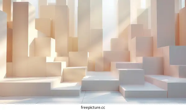 Modern Abstract Geometric Display Background