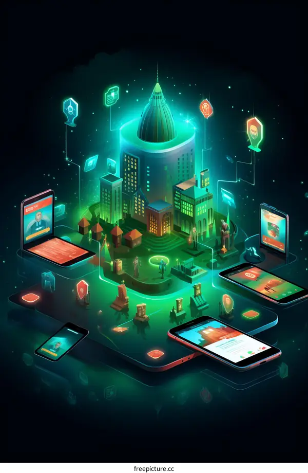 The city of the future is a place where technology and nature coexist