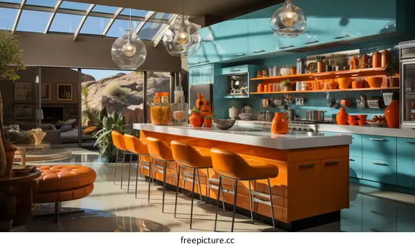 Retro Pop Style Kitchen Design