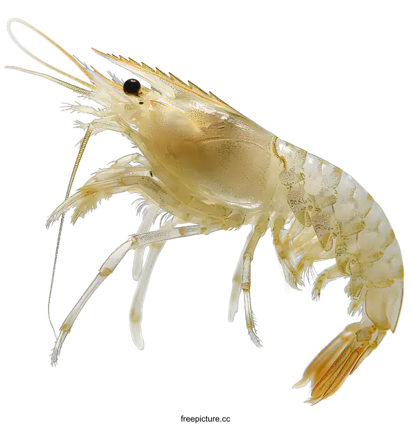 [Transparent Background PNG]A translucent shrimp
