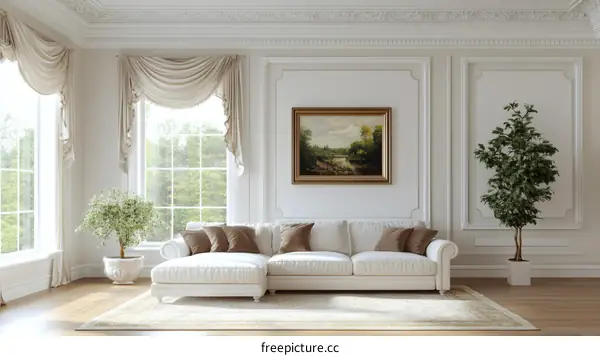 Elegant Living Room Interior Design