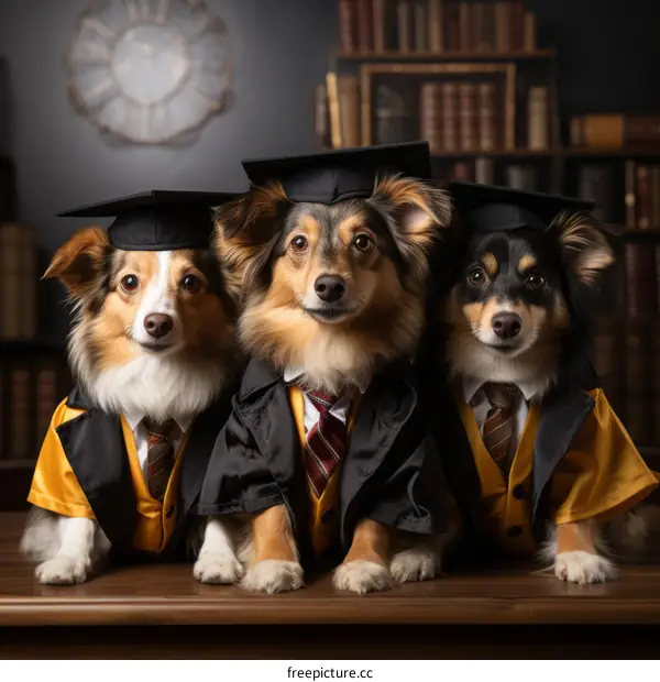 Three Graduates on Two Feet