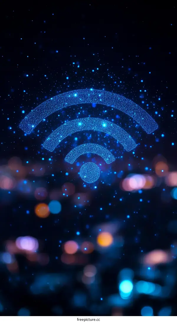 Abstract WiFi Symbol Design