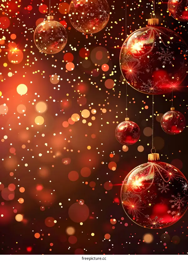 Red Christmas decorations