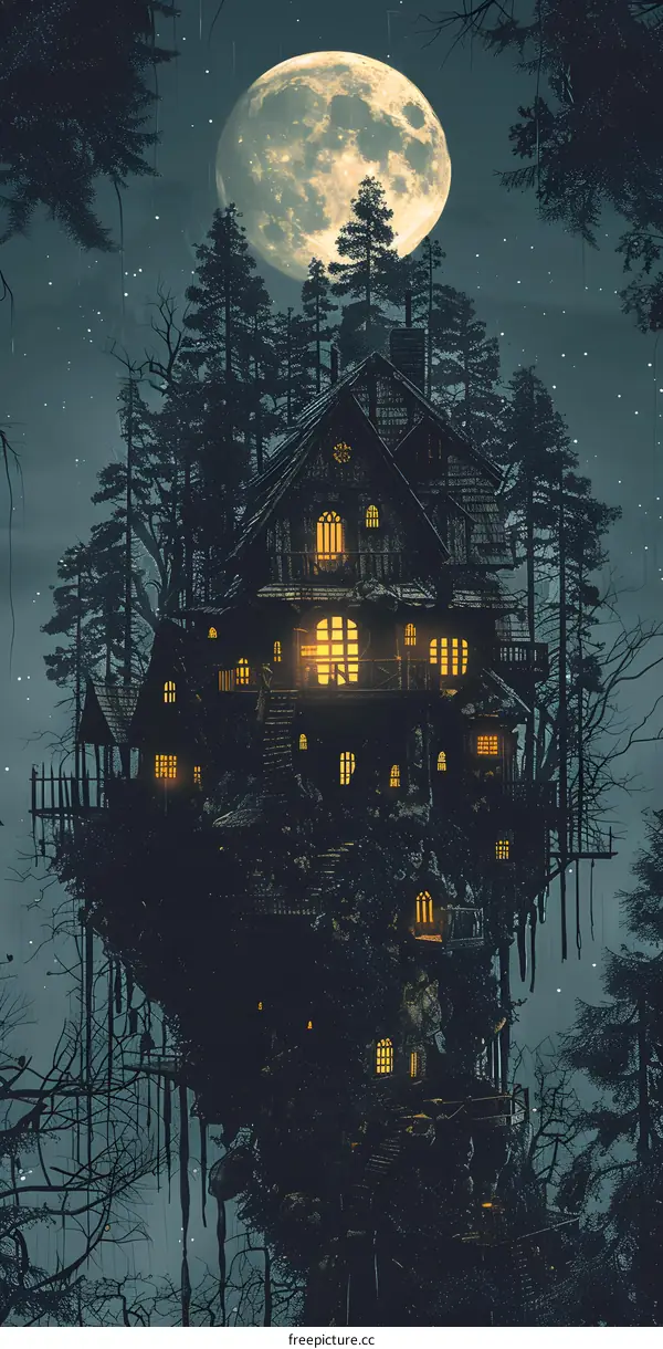 The house in the misty forest