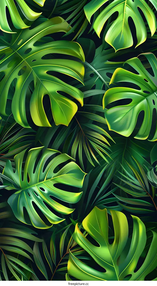 Tropical rainforest plants