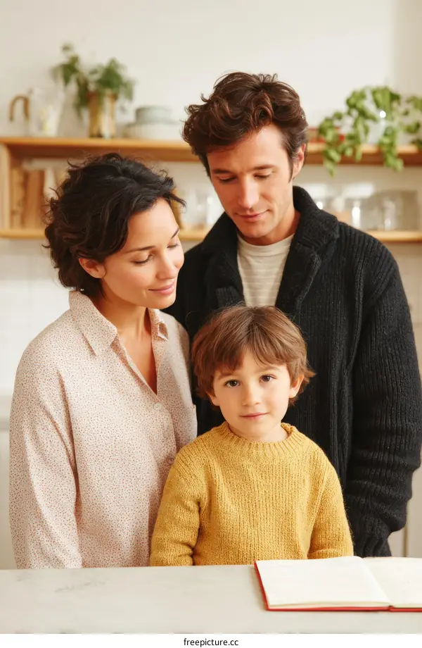 Family Gathering and Reading Time